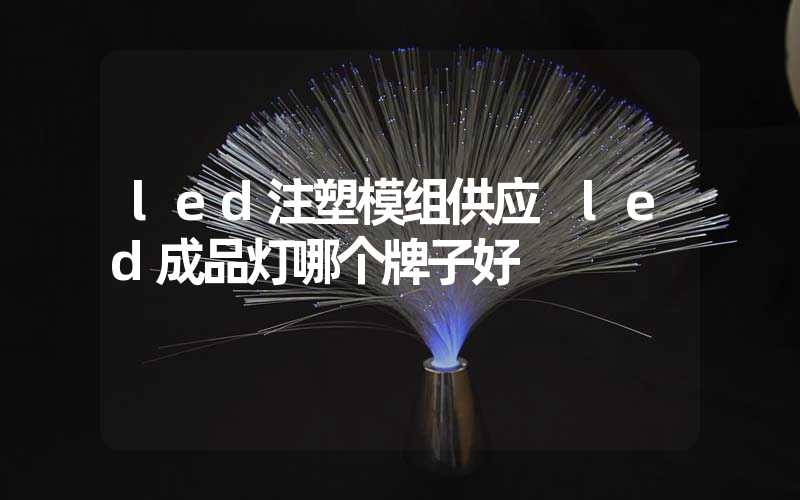 led注塑模组供应 led成品灯哪个牌子好